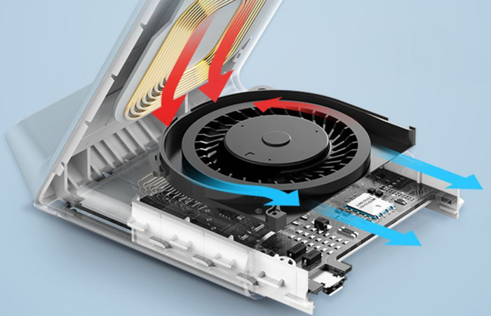 Reasonable design structure is conducive to the stability of the chassis cooling fan